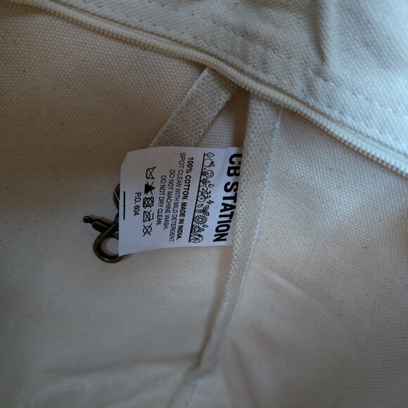 CB Station New without Tag Pickleball Canvas Tote Medium - Picture 7 of 11